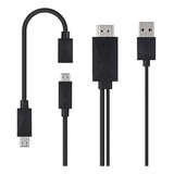 Axgear - Cable Adaptador Micro Usb Mhl A Hdmi Hdtv