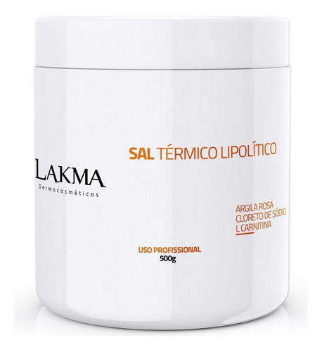  Lakma Sal Térmico Lipolítico Para Estética 500g -