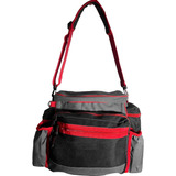 Bolso Pesca Waterdog Pejerrey Variada Wb1625 Negro Rojo