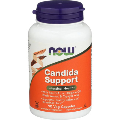 Candida Support 90 Cápsulas Veganas Pau D'Arco Orégano Nuez Negra | Meses sin interés