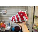 Tenis Uptempo Blanco Y Rojo