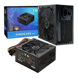 Fonte De Alimentação Pc Atx Gamer Dex Dx-550 550w Bivolt