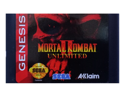 Mortal Kombat 2 Unlimited Para Sega Genesis Megadrive. Repro