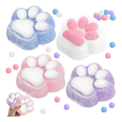 4pcs Footprint Cat Claw Squishy Original Soft Squishy Taba | MercadoLibre