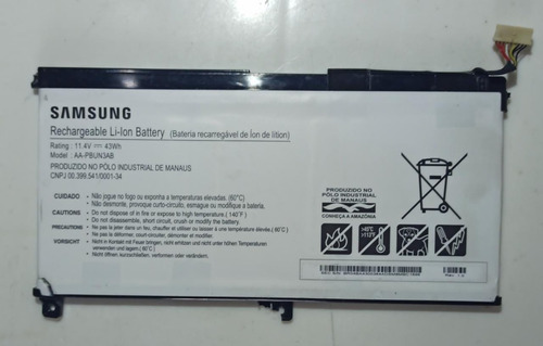 Bateria Original Notebook Samsung Np350xbe - Com Detalhe