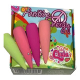 Coleccion De Acrilicos Positive Energy 4 Pzas. Chula Nails