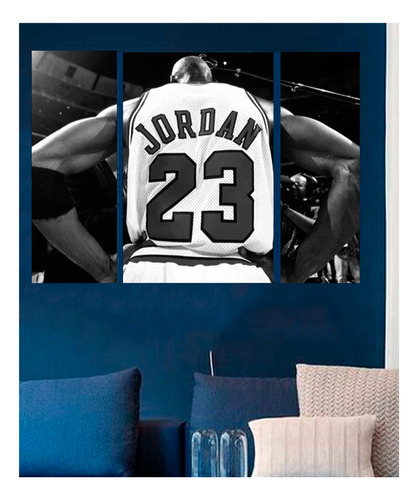 Cuadro Jordan En 3 Piezas 1221 Michael 23