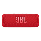 Caixa De Som Bluetooth 30w Prova D Água Flip 6 Jbl Red Biv