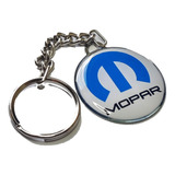 Chaveiro Mopar Chrysler Dodge Fiat Chapa Corrente Niquelada