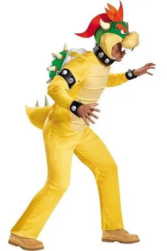 Disfraz De Bowser Mario Bros Nintendo 90s 90's 80s 80's Para Hombres Adultos Envio Gratis