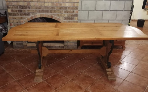 Comedor 8 Sillas Mas Sillón. 100 Madera. No Hago Envíos