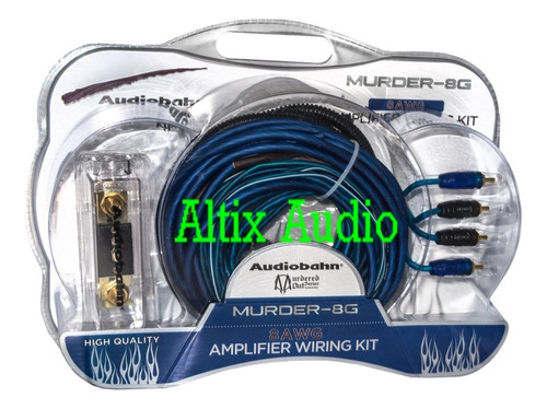 Kit De Instalación Audiobahn Murder Calibre #8 Murder-8g