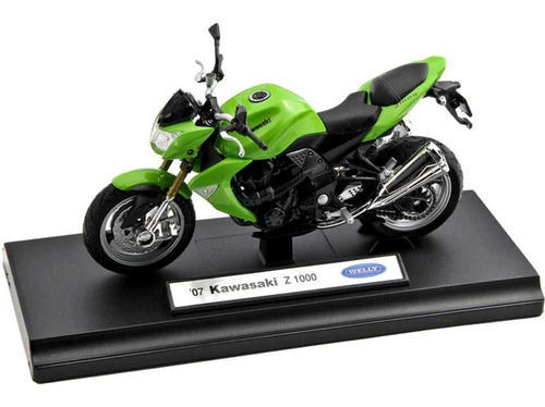 Moto Kawasaki Z 1000  Welly Coleccion Escala 1/18 En Cadia