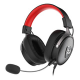 Headset Gamer Redragon H520 Icon 7.1 Usb Preto E Vermelho