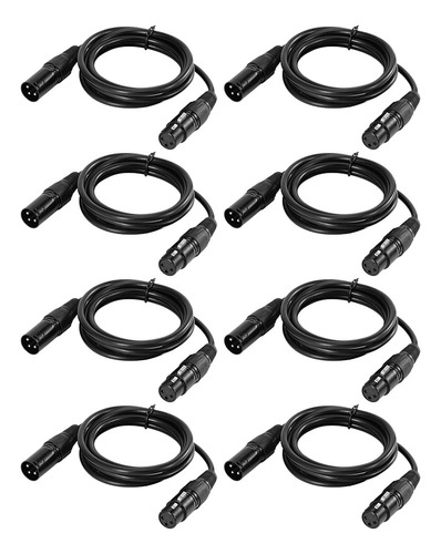 Nihay Cable De Luz De Escenario Xlr Dmx De 1 M/3,3 Pies, 3