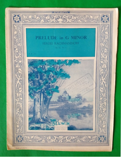 Partitura . Prelude In G Minor Op. 23 De Sergei Rachmaninoff