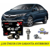 Birlos De Seguridad Galaxylock Honda City Ex Cvt 17-18