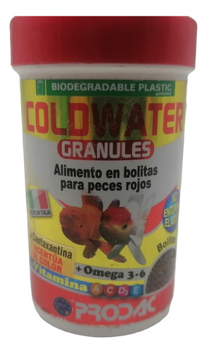 Prodac Alimento Coldwter Granules 35g Acuario Peces Pecera