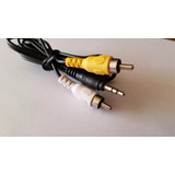 Cable Para Videocamaras Jack 3.5 A Rca De Audio Y Video
