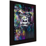 Cuadro 60x40 Cms Tipo Oleo Gorila Decorativo+envío Gratis