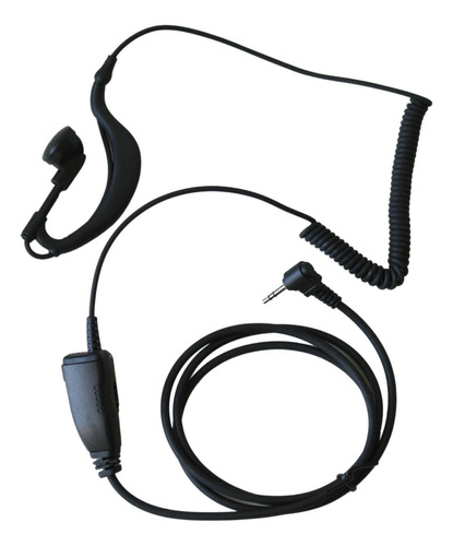Kit C 10 Fone De Ouvido Mic Espiral Radio Intelbras Rc4002