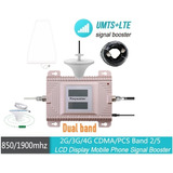 Kit Antena Amplificador 2g 3g 4g Señal Celular Doble Banda R