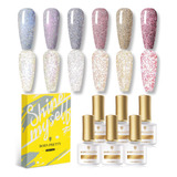 Born Pretty Esmalte De Uas De Gel Con Purpurina Reflectante,