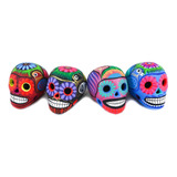 Calaveritas Mexicanas Ofrenda Altar Dia De Muertos, 4 Piezas