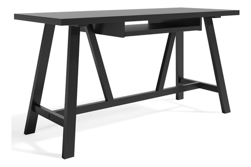 Simplihome Dylan - Escritorio Industrial Moderno De Madera M