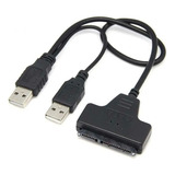 Adaptador Usb 3.0 A Sata 2.5 Discos Rigidos Y Grabadoras Color Negro