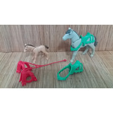 Lote 7503- Cavalo + Pônei E Acessórios - Playmobil