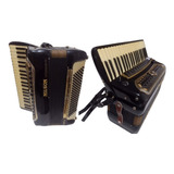 Acordeon 120bx Stradavox 4/5voz Dupla Ressonância Oitavada 