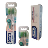 Pasta Dental Pro Encias Con 2 Cepillo Ultrafino 35 Oral B