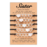 Tarsus 5 Sister Pulsera Distancia Corazón Pulseras A Juego M