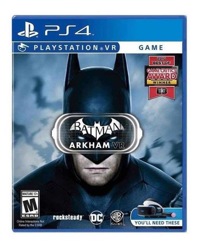 Batman Arkham Vr - Ps4 Nuevo Y Sellado