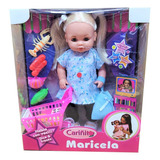 Muñeca Maricela Al Supermercado Con Carrito Tun Tunishop