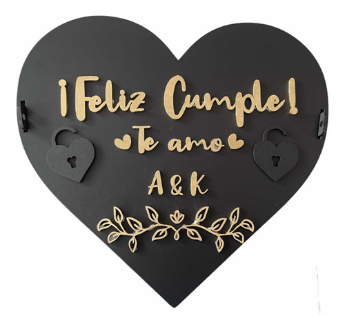 Caja Corazón/ Mdf/madera/regalo/amor/detalle Personalizable!