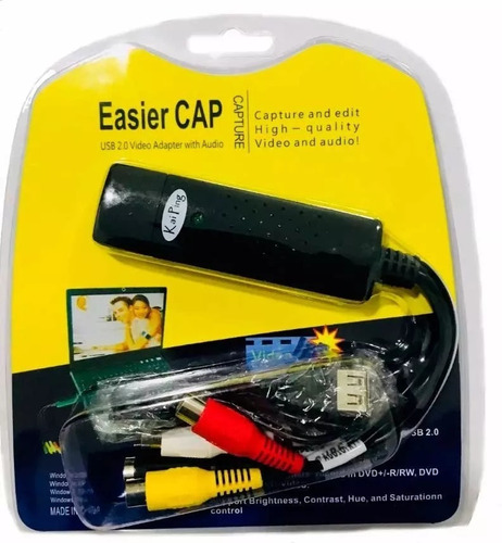 Easycap Tarjeta Capturadora Rca S-video Audio Video Xbox Dvd