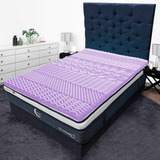 Colchoneta Topper Memory Foam Individual Cool Gel Lavanda