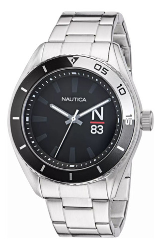 Reloj Para Hombre Nautica Finn World Napfwf309 Plateado