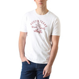 Polera Hombre Red Box White