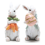 Adornos De Conejo De Pascua, Estatuas De Conejo Para Decorac