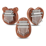 Pack De 3 Mini Thumb Piano 8 Teclas, Mini Kalimba De De...