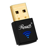 Adaptador Wifi Usb Rosewill, Adaptador Inalámbrico N300 De H