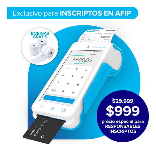 Mercado Pago Point Smart - Lector De Tarjetas + Kit