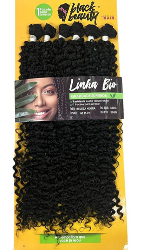 Cabelo Cacheado Beleza Negra 300gr - Black Beauty