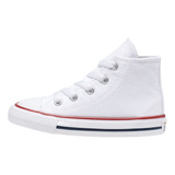 Zapatillas Botita Converse Chuck Taylor All Star Blanca Bebe