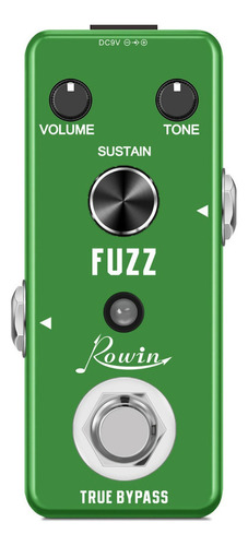 Aa Pedal De Efectos De Guitarra Rowin Lef-306 Fuzz Para