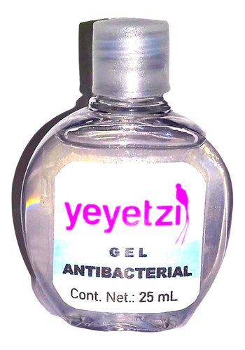 80 Pzas Gel Antibacterial 25 Ml Rosca Bolsillo Botellita