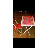 Juego De Mesa Y Silla De Niña